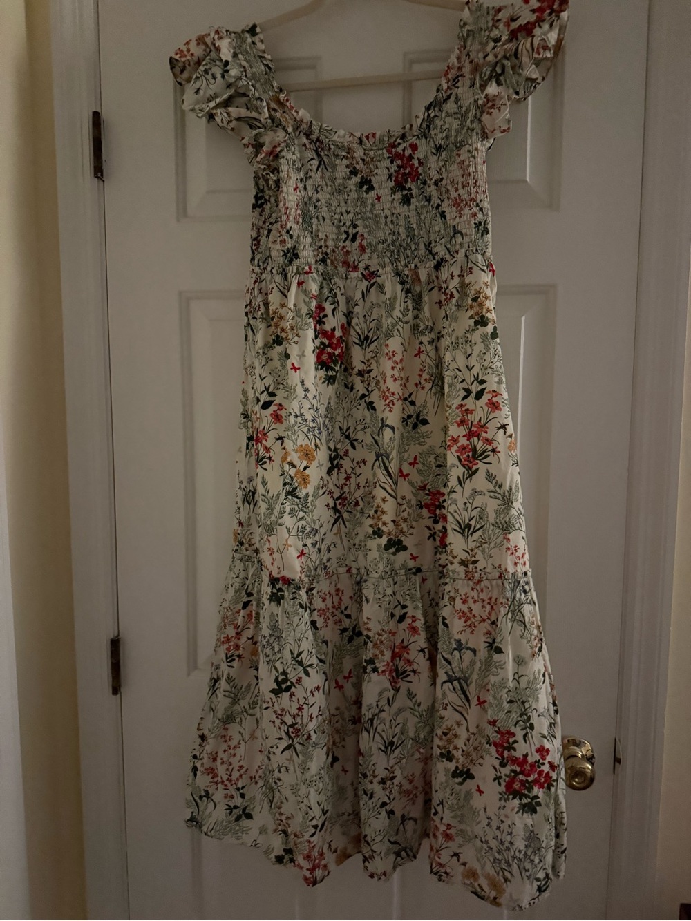 Tuckernuck Floral Smocked Midi - Picture 2 of 3